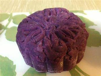 莲蓉紫薯月饼紫薯莲蓉月饼的做法步骤21