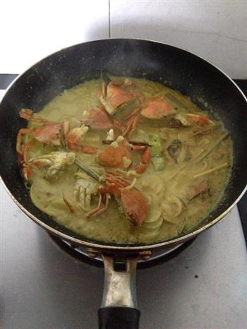 简单美味泰式咖喱蟹的做法步骤7