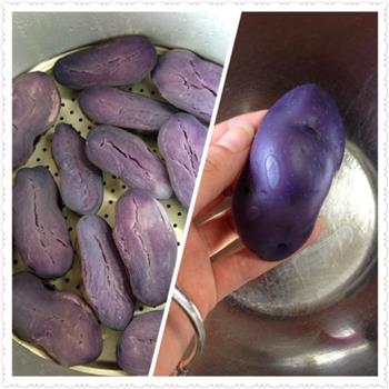 紫薯月饼的做法图解2