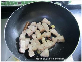 百叶结烧肉的做法步骤3
