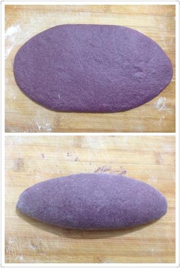 紫米酸奶无油面包的做法图解3