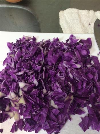 开胃紫甘蓝洋葱烧豆腐的做法步骤2