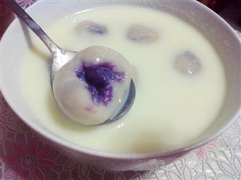 牛奶紫薯汤圆的做法步骤5
