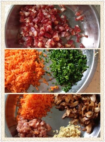 生炒糯米饭的做法步骤3