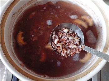 红米眉豆冬菜粥的做法图解9