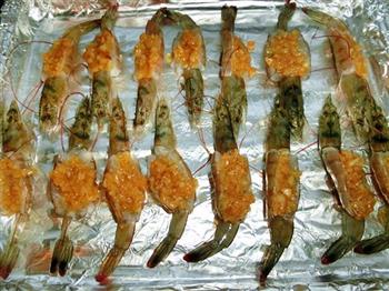 乳香蒜蓉烤大虾的做法步骤5