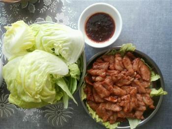 平底锅版韩式烤肉的做法步骤5