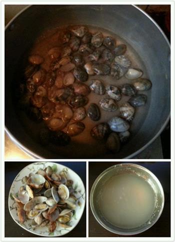 丝瓜菌菇蛤蜊汤的做法图解3