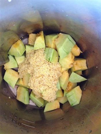 简单方便又美味的豆浆机版南瓜小米粥的做法步骤3