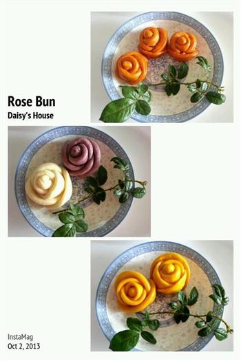 玫瑰杂粮馒头的做法步骤1