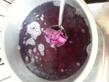 椰汁紫薯西米露的做法步骤1