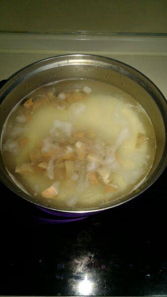干贝花蛤鲜菇粥的做法步骤2