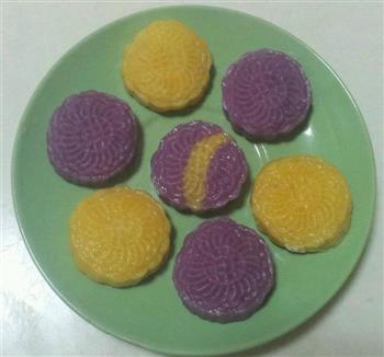 紫薯南瓜饼的做法图解4