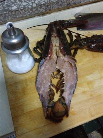 蒜蓉芝士焗龙虾的做法图解2