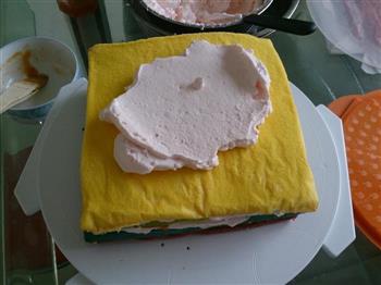 彩虹蛋糕的做法步骤8