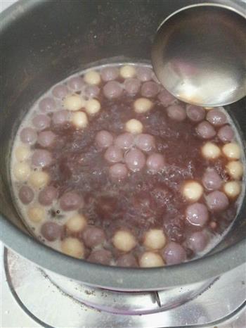 红豆紫薯汤圆的做法步骤8