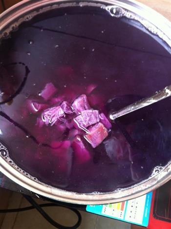 紫番薯糖水的做法步骤4