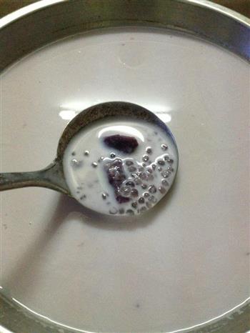 紫薯豆奶西米的做法图解4