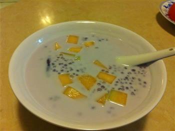 紫薯椰汁牛奶西米露的做法步骤7