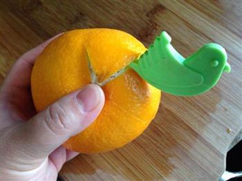 非常简单自制带果粒的橙汁的做法步骤3