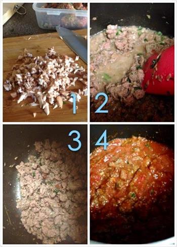 意式经典-蘑菇肉酱千层面 Lasagna的做法图解1