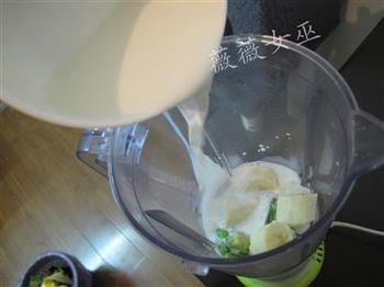 毛豆香蕉牛奶果泥的做法步骤4