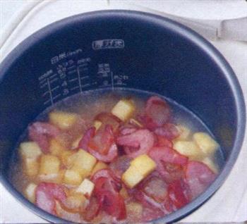 火腿土豆焖饭的做法步骤3