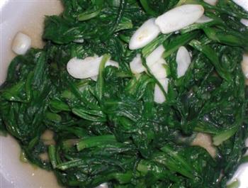 清炒茼蒿菜的做法步骤2