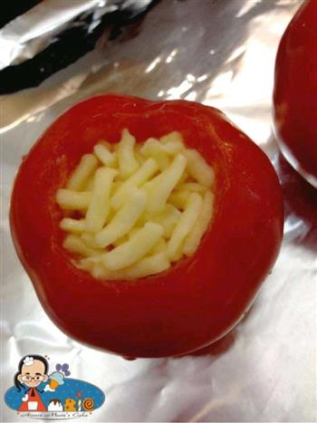 芝士焗番茄的做法步骤5