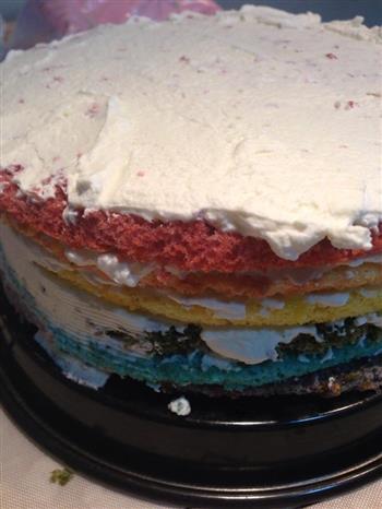 翻糖彩虹蛋糕的做法图解26
