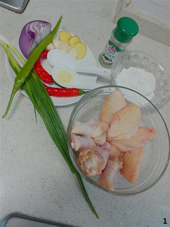 炸出来的美味-酥脆蒜香椒盐鸡翅的做法步骤1