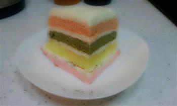 小彩虹蛋糕的做法步骤11