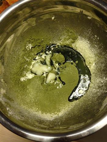 南瓜椰蓉抹茶酥的做法步骤3