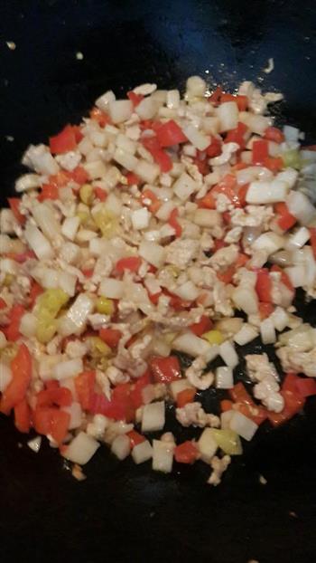 下饭菜-酸萝卜炒肉泥的做法步骤7