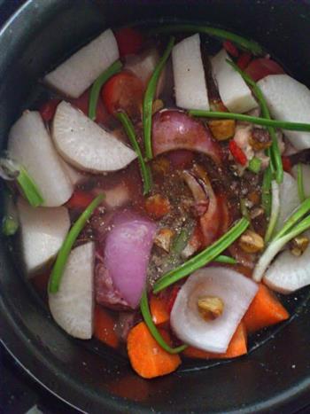 蔬菜牛尾汤的做法步骤5