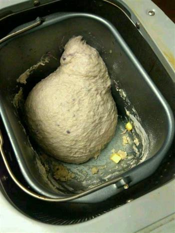 面包机版冷藏发酵法紫薯北海道吐司的做法步骤1