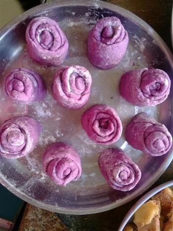 玫瑰紫薯卷的做法步骤3