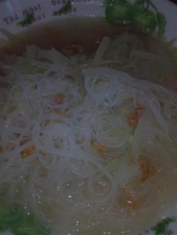 海米冬瓜粉丝汤的做法步骤3