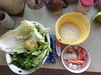 火锅料老干妈焖饭的做法步骤1