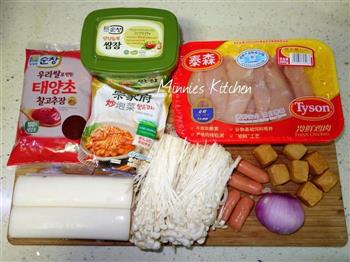 懒人菜谱-韩国泡菜奶酪年糕的做法步骤1