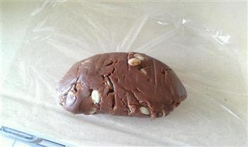 杏仁巧克力酥饼的做法步骤4