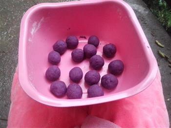 香甜紫薯球的做法图解1