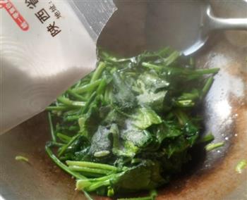 素炒菠菜的做法步骤4
