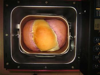 紫薯扭纹双色吐司的做法步骤16