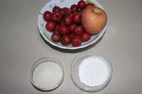 苹果山楂果酱的做法步骤1