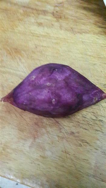 奶香蜂蜜紫薯球的做法图解1