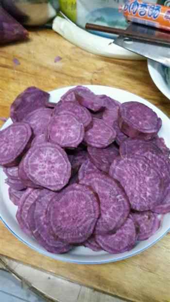 奶香蜂蜜紫薯球的做法步骤2