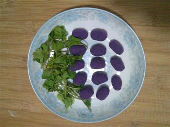 奶香蜂蜜紫薯球的做法步骤1