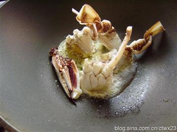咸蛋黄焗膏蟹的做法图解16