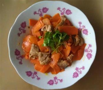 胡萝卜炒肉片的做法步骤5